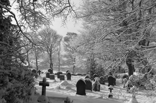 St Leonards Graveyard in Winter